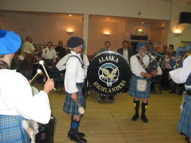 The Alaskan Highlanders play