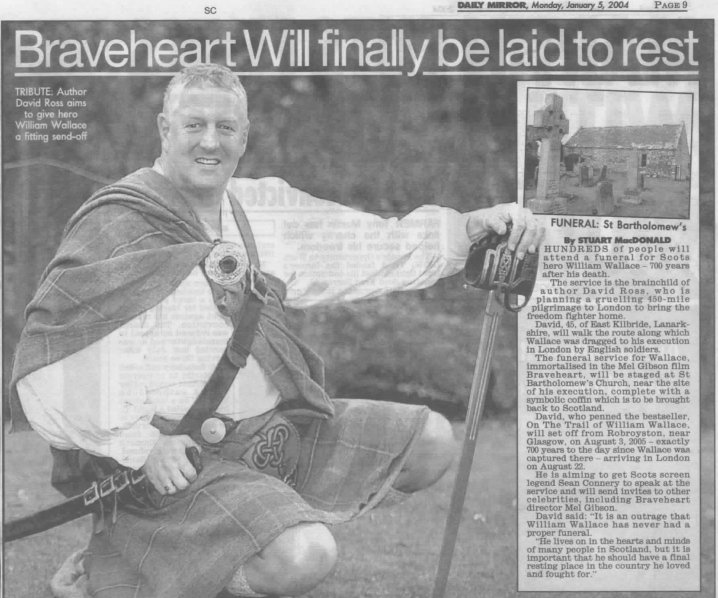 Daily Mirror article of 5th January 2004