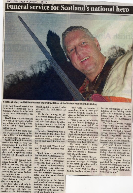 Press and Journal article of 5th January 2004